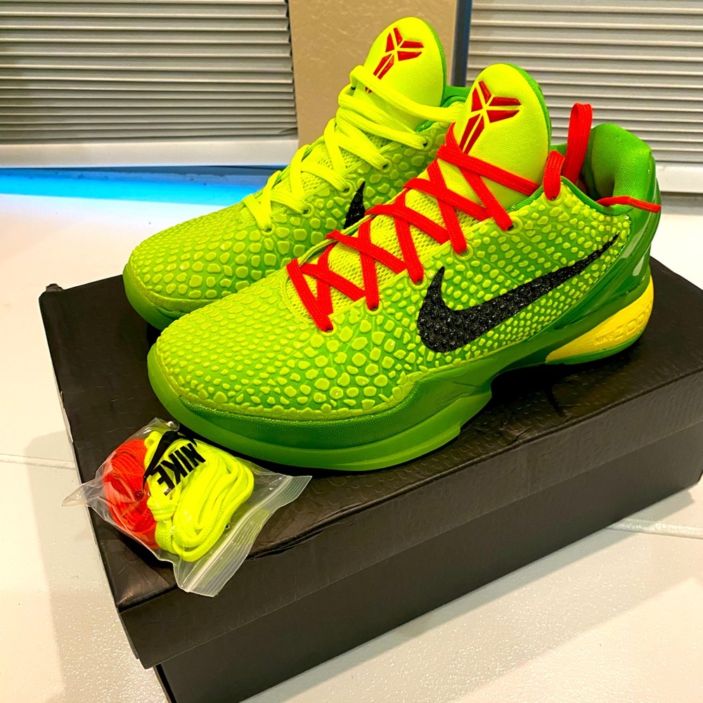 Nike Kobe 6 Protro Grinch size 7
